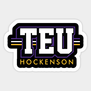 Tight End University - TEU - TJ Hockenson - Minnesota Vikings Sticker